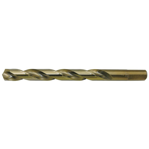 JET-KUT&reg; Gold Super Premium M2 Jobber Drill Bit, High Speed Steel, 25/64", 135° Point Angle Sécurité Médic