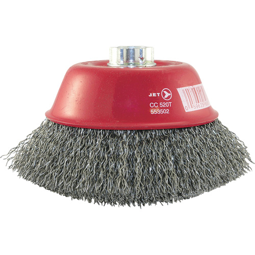 Crimped Wire Cup Brush Steel Sécurité Médic