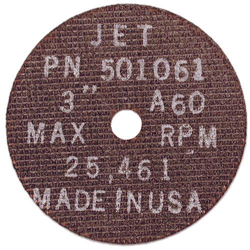 POWERPLUS&reg; Cut-Off Wheel, 3" x 1/32", 3/8" Arbor, Type 1, 25100 RPM Sécurité Médic