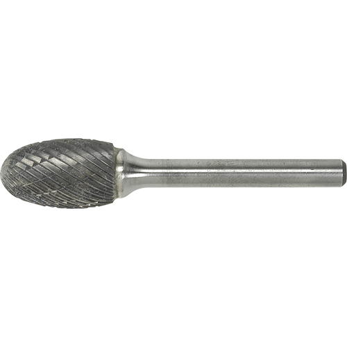 Fraise au carbure dur, SE-1, 1/4" dia., 1/4" Tige, 3/8" Prof. de la coupe Sécurité Médic