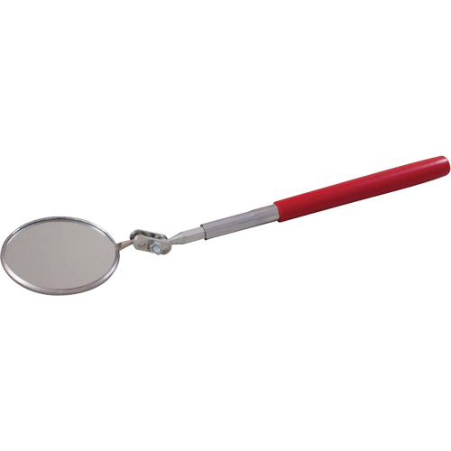 Inspection Mirror, Circular, 2-1/4" L x 2-1/4" W, Telescopic Sécurité Médic