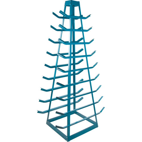 Bar Storage Rack, Horizontal, 9 Levels, 18" W x 40" D x 84" H, 1800 lbs. Cap. Sécurité Médic