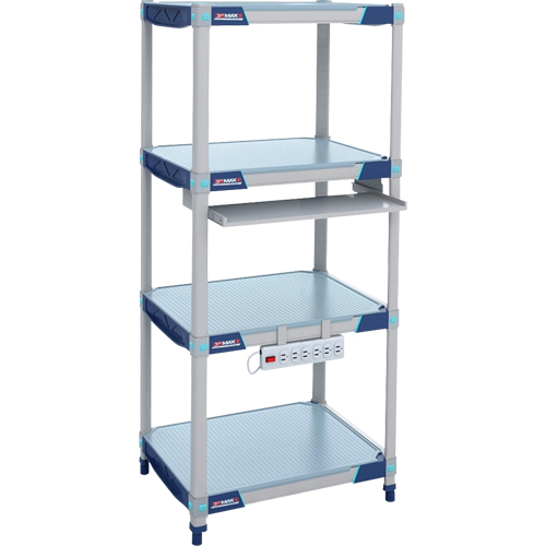 Syst&egrave;mes d'&eacute;tag&egrave;res MetroMax i, 24" la x 18" p, 800 lb Capacit&eacute; Sécurité Médic