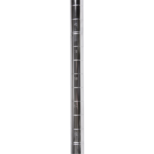 Post For Caster Cart, 62" H Sécurité Médic