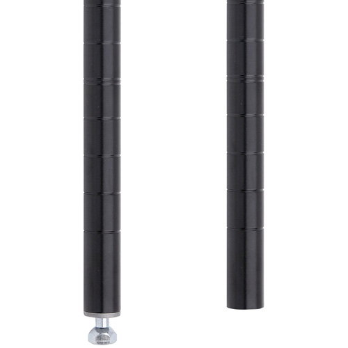 MONTANT ETAGERE STYLISEE14 1/2"H,NOIR Sécurité Médic