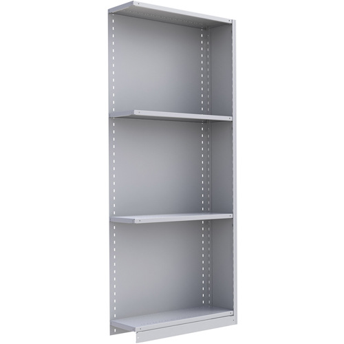 &eacute;l&eacute;ment de rayonnage Interlok, Acier, Sans boulons, Capacit&eacute; 800 lb, 36" la x 88" h x 24" p Sécurité Médic