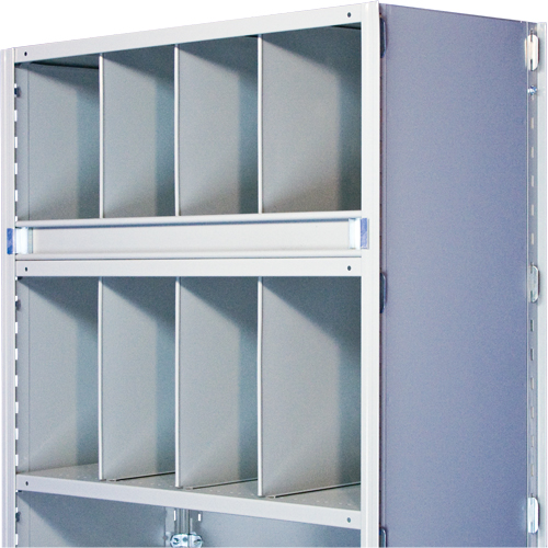 Interlok Boltless Shelving Divider Sécurité Médic