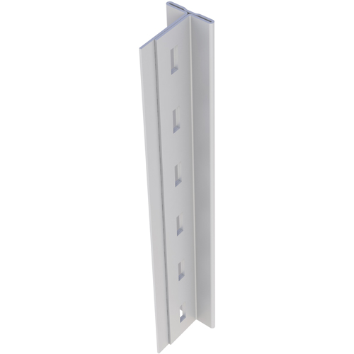 Montant en T pour rayonnage enclenchable Interlok, Acier, Hauteur 112" Sécurité Médic