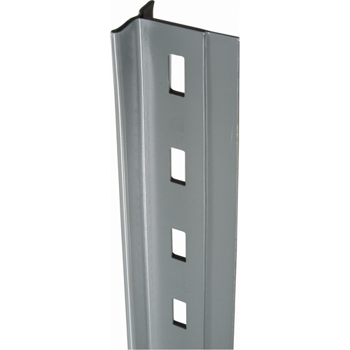 Montant en T pour rayonnage enclenchable Interlok, Acier, Hauteur 124" Sécurité Médic
