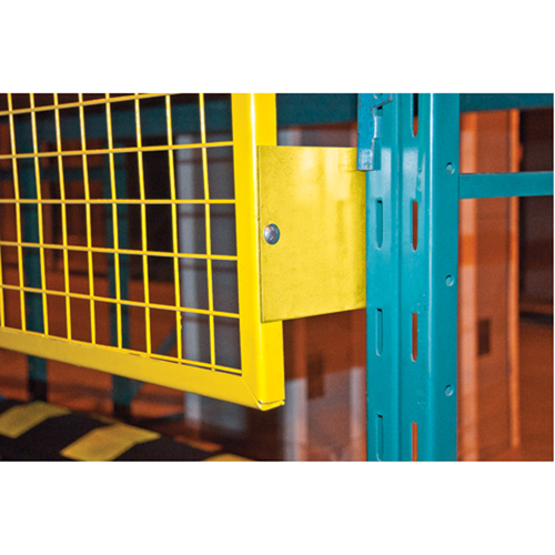 Pallet Back Rack Guards, 96" W x 48" H, 6" Brackets Sécurité Médic