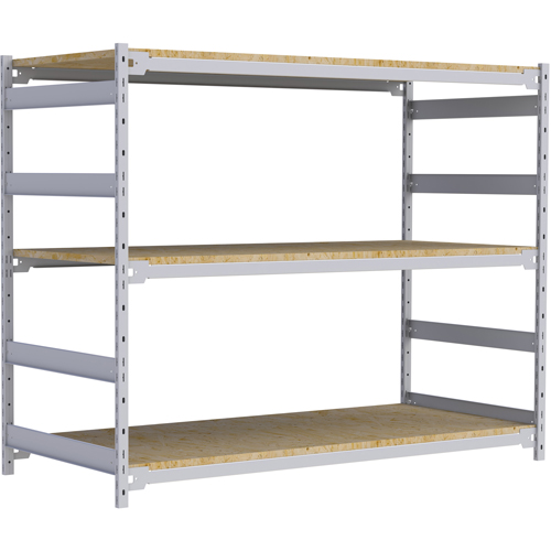 &eacute;tag&egrave;re-classeur de grande largeur, Acier, 3 Tablettes, 72" la x 32" p x 60" h Sécurité Médic