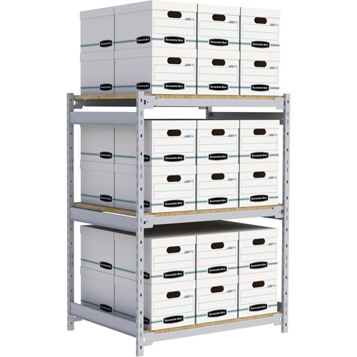 &eacute;tag&egrave;re-classeur de grande largeur, Acier, 3 Tablettes, 42" la x 32" p x 60" h Sécurité Médic