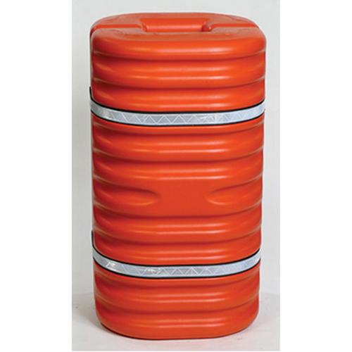 Column Protector, 10" Inside Opening, 24" L x 24" W x 42" H, Orange Sécurité Médic
