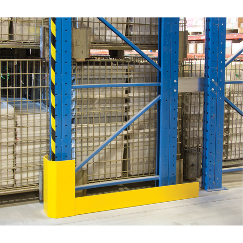 Racking Aisle Protectors, 3" W x 56" L x 16" H, Safety Yellow Sécurité Médic