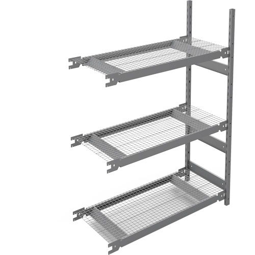 &eacute;tag&egrave;re de grande largeur, Acier, Sans boulons, Capacit&eacute; 1340 lb, 42" la x 60" h x 18" p Sécurité Médic