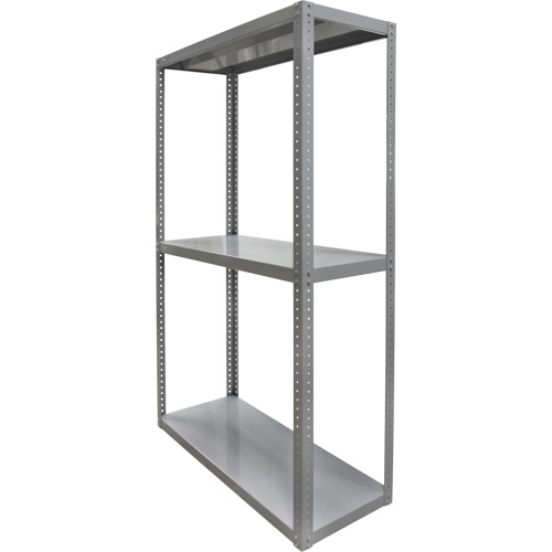 &eacute;tag&egrave;re robuste, Acier, Boulonn&eacute;, Capacit&eacute; 3000 lb, 36" la x 72" h x 24" p Sécurité Médic