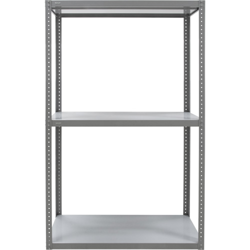 &eacute;tag&egrave;re robuste, Acier, Boulonn&eacute;, Capacit&eacute; 3000 lb, 36" la x 72" h x 24" p Sécurité Médic