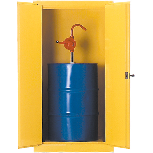 Drum Safety Cabinets, 55 US gal. Cap., Yellow Sécurité Médic