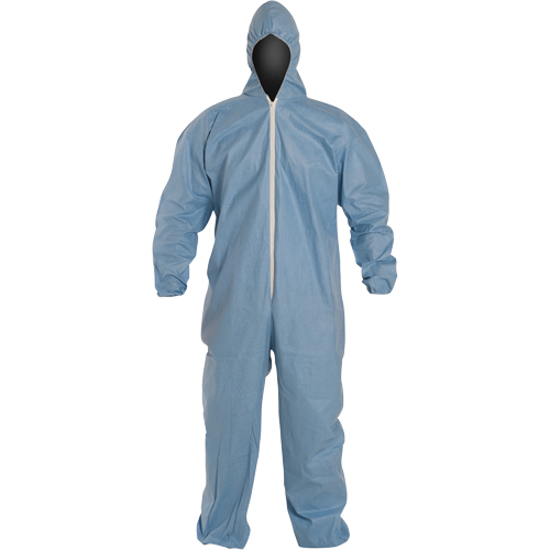 ProShield&reg; 6 SFR Coveralls, Large, Blue, FR Treated Fabric Sécurité Médic