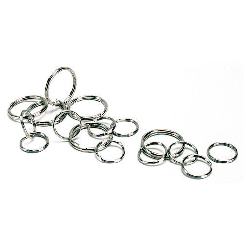 Split Key Rings, 1-1/2", Steel Sécurité Médic