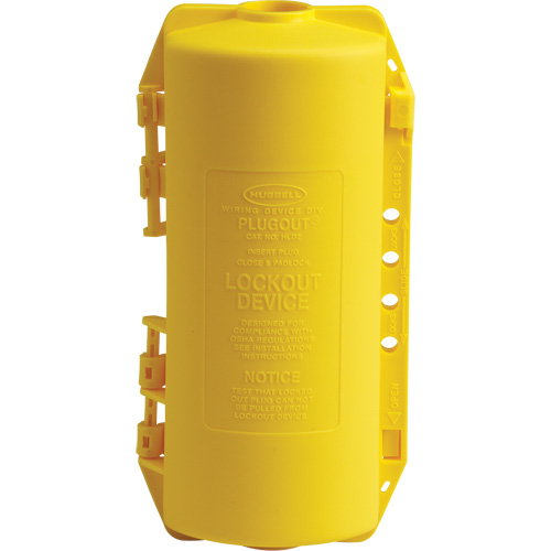 Hubbell Plugout&reg; Lockout, Plug Type Sécurité Médic