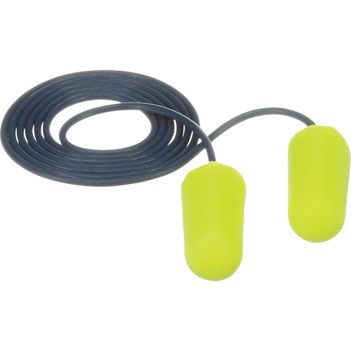 Bouchons d'oreilles d&eacute;tectables E-A-Rsoft, Avec cordon, R&eacute;gulier, Vrac - Sac en poly, NRR dB 32 Sécurité Médic