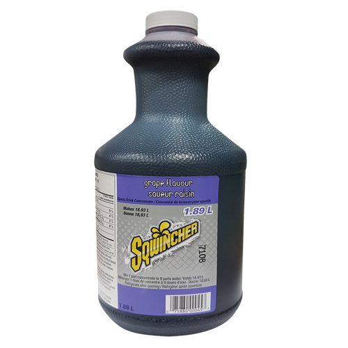 Sqwincher&reg; Rehydration Drink, Concentrate, Grape Sécurité Médic