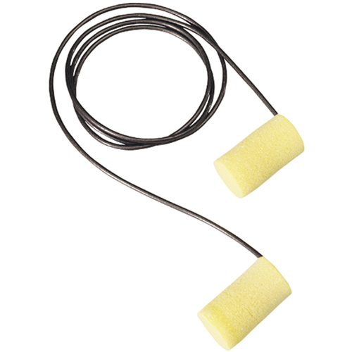 Bouchons d'oreilles m&eacute;talis&eacute; E-A-R Classic Plus de 3M, Avec cordon, Grand, Vrac - Sac en poly, NRR dB 33 Sécurité Médic