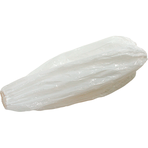 Disposable Sleeves, 18" long, Polyethylene, White Sécurité Médic