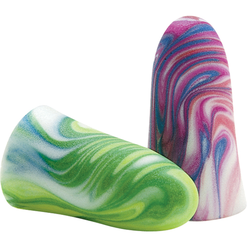 SparkPlugs&reg; Multi-Coloured Foam Earplugs, Bulk - Box Sécurité Médic