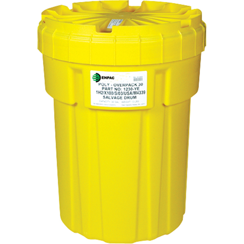 Poly-Overpack&reg; 30 Salvage Drum, 30 US gal., Stationary Sécurité Médic