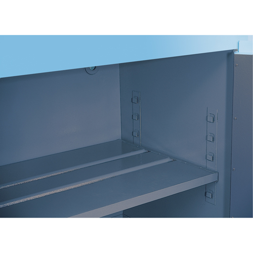ChemCor&reg; Lined Acid/Corrosive Storage Cabinets, 30 gal., 43" x 44" x 18" Sécurité Médic