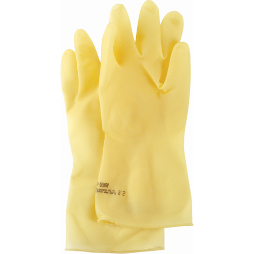 Featherweight Plus Gloves, Size Large/9, 13" L, Rubber Latex, 17-mil Sécurité Médic