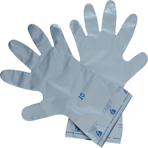 North&reg; Silver Shield&reg; 4H Series Gloves, Size 6/X-Small, 14.5" L, EVOH/Polyethylene, 2.7 mil Sécurité Médic