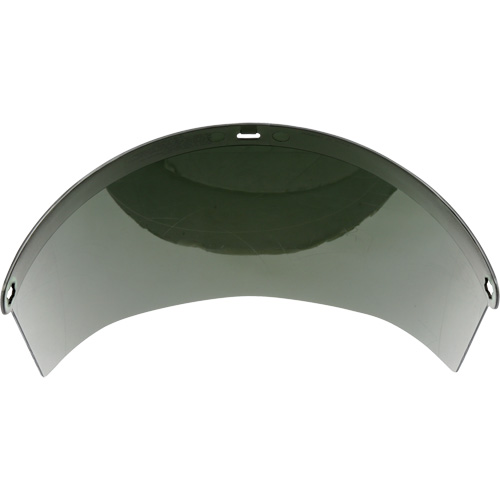 Molded Faceshield Window, Polycarbonate, Green Tint Sécurité Médic