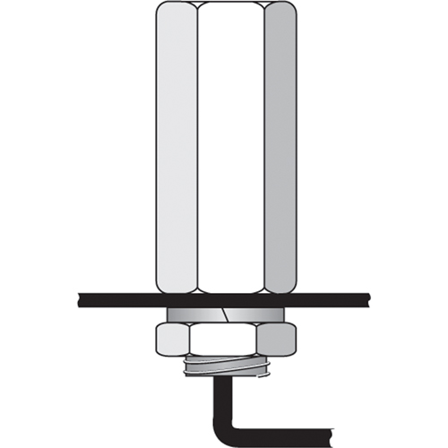 Tiges de s&eacute;curit&eacute; pour support porte-drapeau, usage intensif - accessoires & pi&egrave;ces de rechange Sécurité Médic