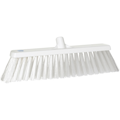 T&ecirc;te de balai-brosse pour grandes particules, 2-1/2", Polyester, Blanc Sécurité Médic