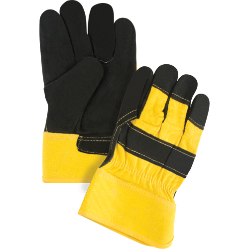 Superior Warmth Winter-Lined Fitters Gloves, Large, Split Cowhide Palm, Thinsulate Inner Lining Sécurité Médic