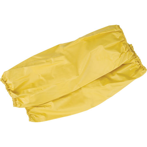Flame Resistant Sleeves, 18" long, Polyester/PVC, Yellow Sécurité Médic