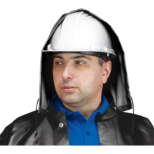 Capuchon imperm&eacute;able SBR Vulcan, Taille unique, Noir, Caoutchouc Sécurité Médic