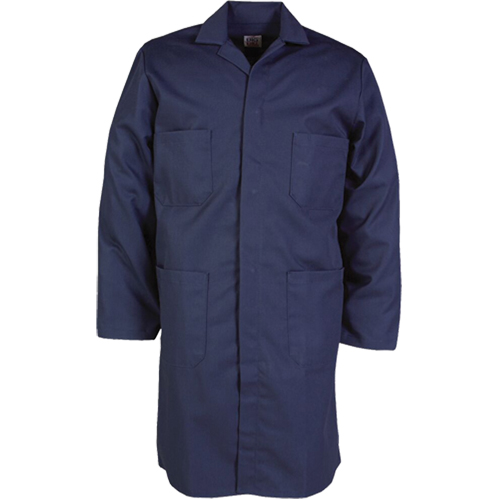 Blouses de travail 100 % coton, Coton, Taille 34, Bleu marine Sécurité Médic