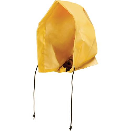 Neo-Slick Chemical & Acid Resistant Rain Hood, One Size, Yellow, PVC Sécurité Médic