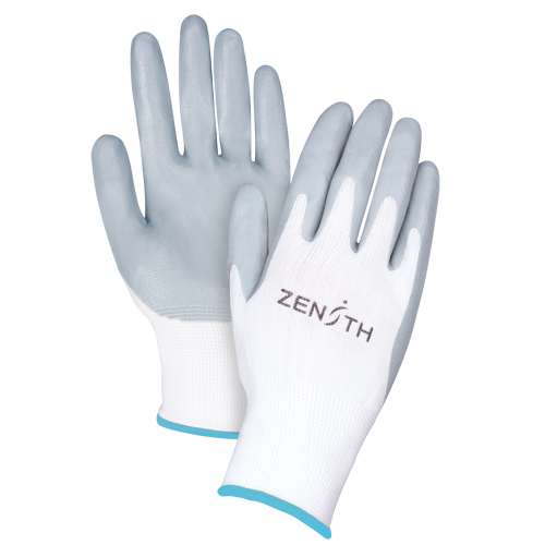 Lightweight Breathable Coated Gloves, 10/X-Large, Foam Nitrile Coating, 13 Gauge, Polyester Shell Sécurité Médic
