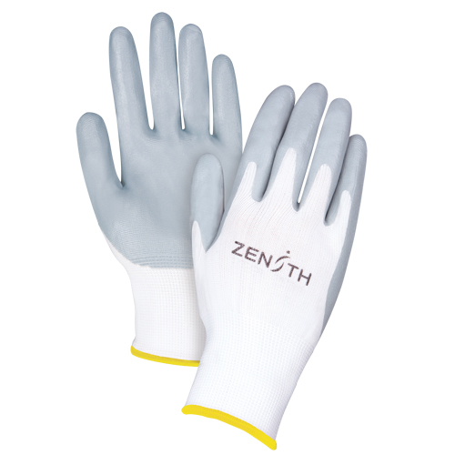 Lightweight Breathable Coated Gloves, 11/2X-Large, Foam Nitrile Coating, 13 Gauge, Polyester Shell Sécurité Médic
