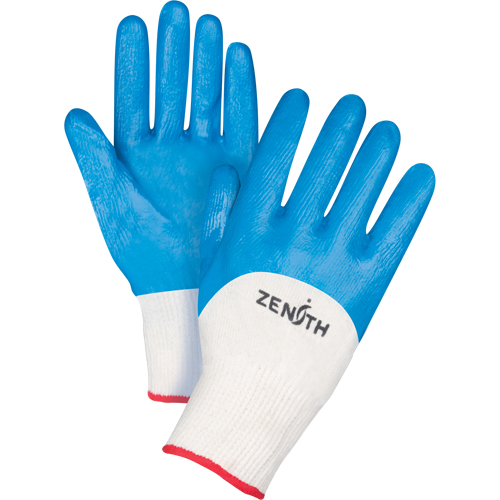 Seamless-Knit Medium-Weight Coated Gloves, 7/Small, Nitrile Coating, 13 Gauge, Cotton Shell Sécurité Médic
