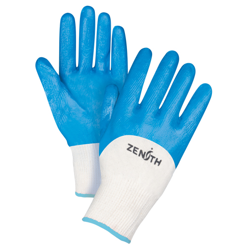 Seamless-Knit Medium-Weight Coated Gloves, 10/X-Large, Nitrile Coating, 13 Gauge, Cotton Shell Sécurité Médic