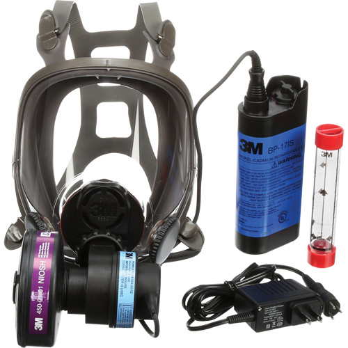 Powerflow Face-Mounted Powered Air Purifying Respirators (PAPR), Facepiece Respirator, NiCd Battery Sécurité Médic
