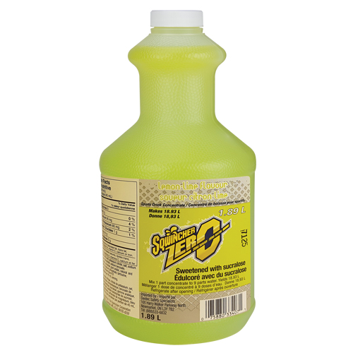 Sqwincher&reg; ZERO&reg; Rehydration Drink, Concentrate, Lemon-Lime Sécurité Médic