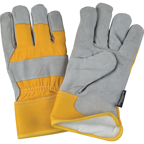Superior Warmth Winter-Lined Fitters Gloves, Medium, Split Cowhide Palm, Thinsulate Inner Lining Sécurité Médic