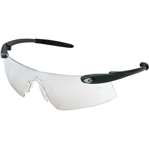 LUNETTES,DESPERADO,MONTNOIR CLR,I/O LENT MIROIR, Lentille Miroir int&eacute;rieur/ext&eacute;rieur, Anti-&eacute;gratignures, ANSI Z87+/R&eacute;pond ou surpasse la norme CSA Z94.3 Sécurité Médic